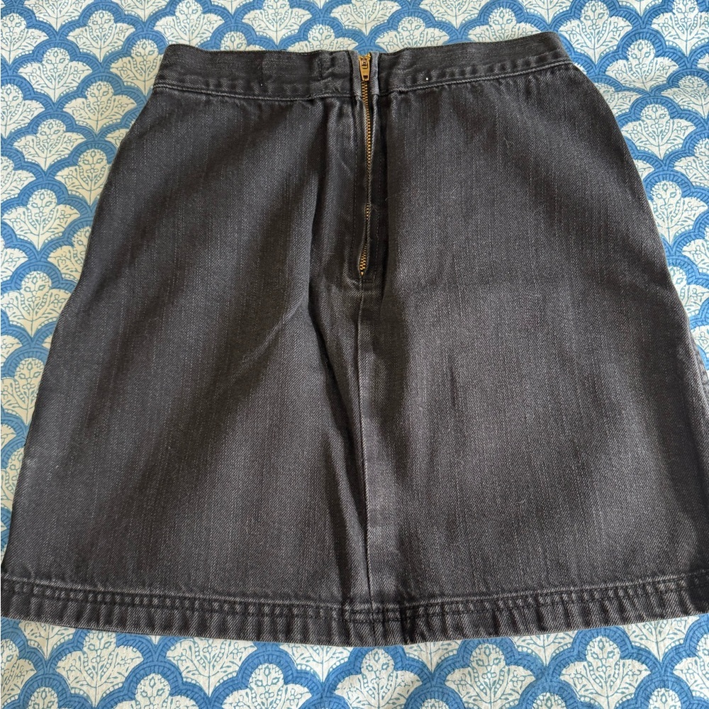 Black denim skirt, Size 2, Brand Jack Wills